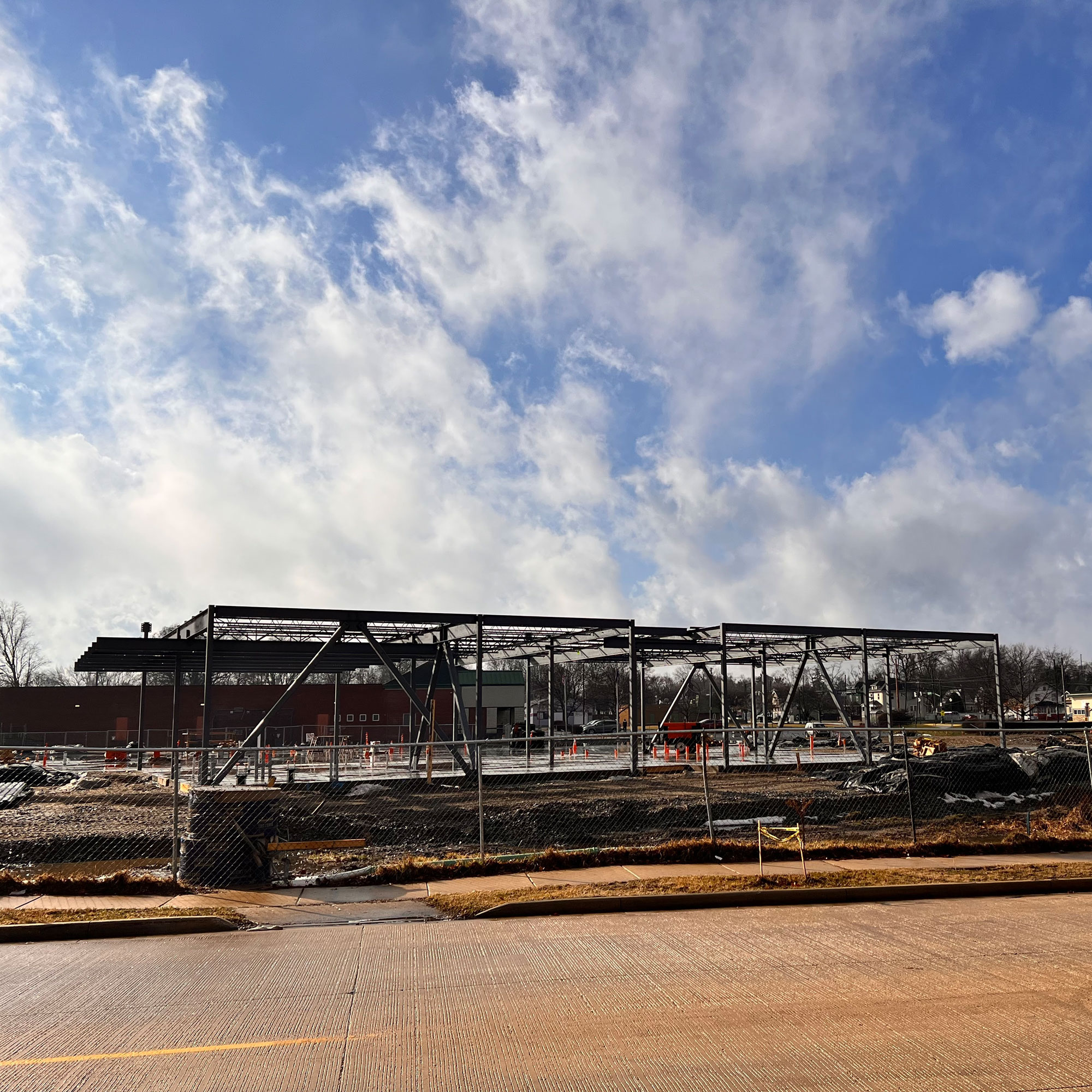 Steel Going Up